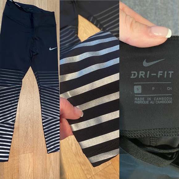 Nike Pants - Nike running reflective tights/leggings